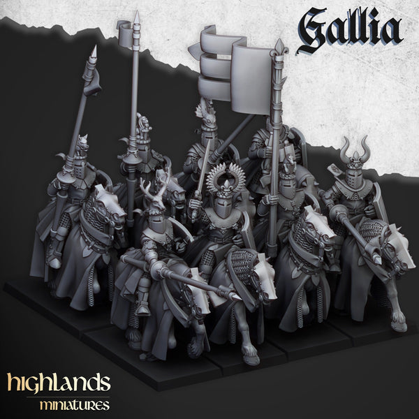 Gallia Knights  unit  by Highlands Miniatures