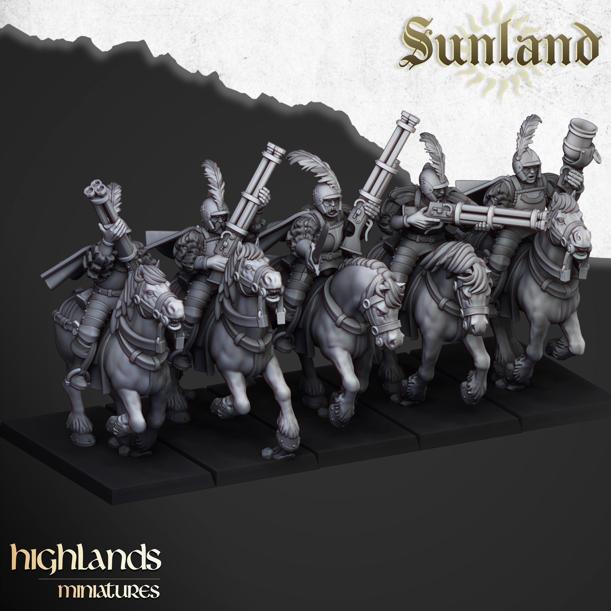 Sunland Pistoleers Unit By Highlands Miniatures