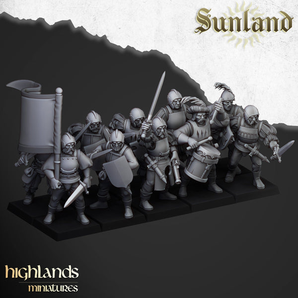 Sunland Troops Unit By Highlands Miniatures