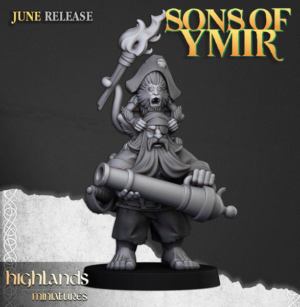 Sons of Ymir - Dwarven Pirates  Unit by Highlands Miniatures