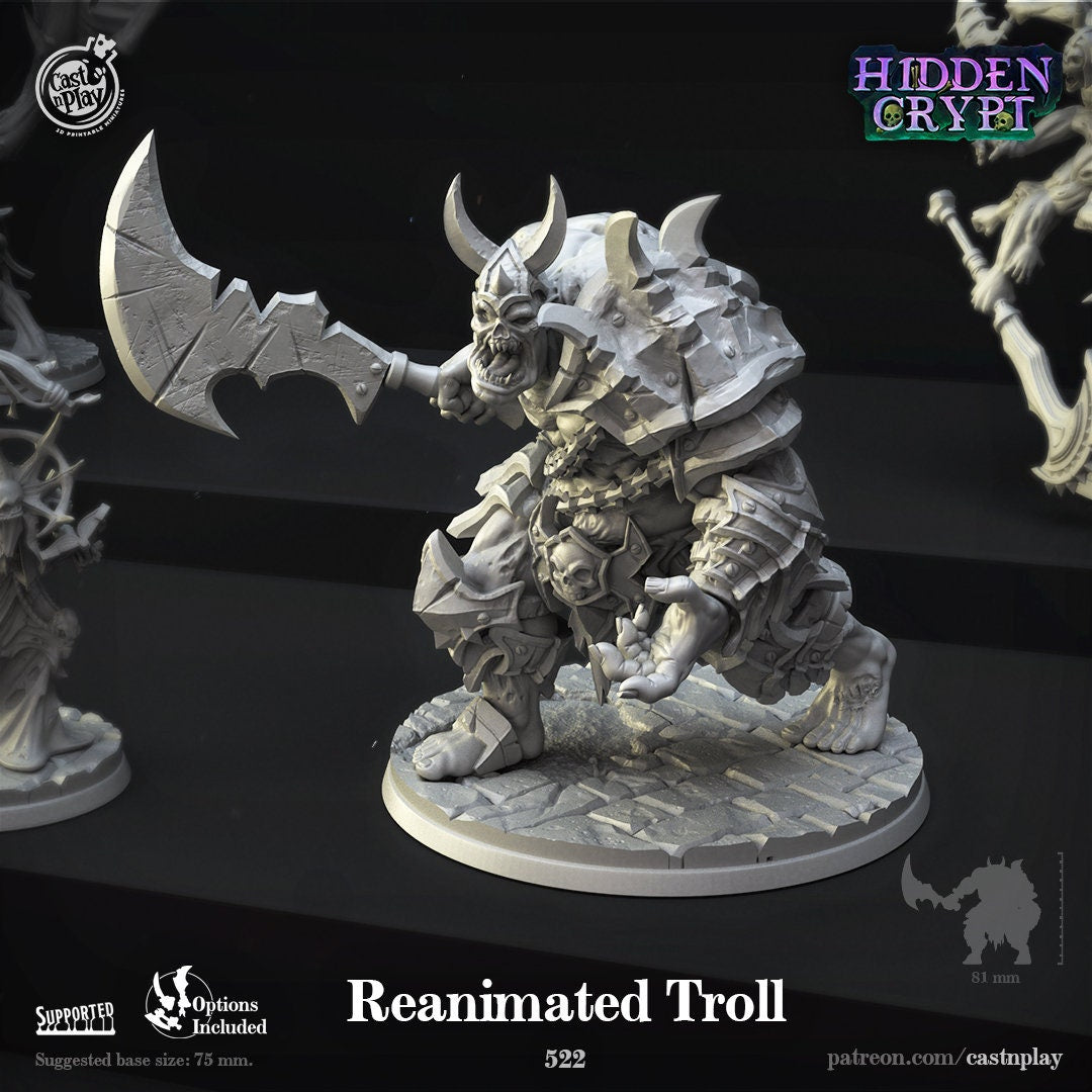 Reanimated Troll by Cast N Play (Hidden Crypt)