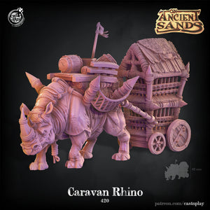Caravan Rhino by Cast N Play (On Ancient Sands)