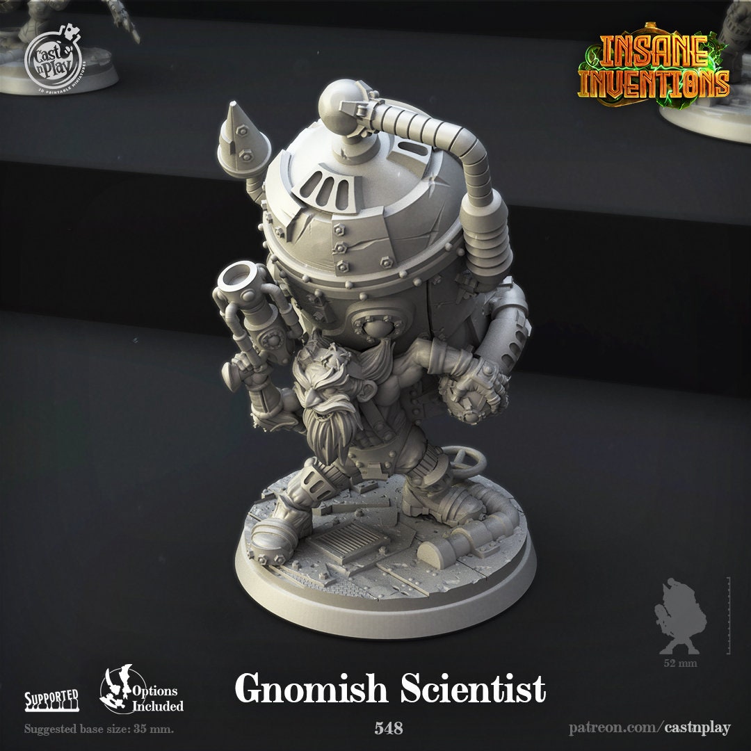 Gnomish Scientist  by Cast N Play (Insane Inventions)