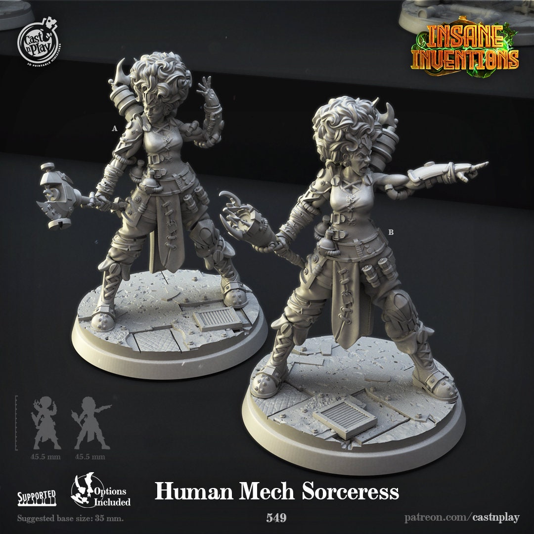 Human Mech Sorceress by Cast N Play (Insane Inventions)