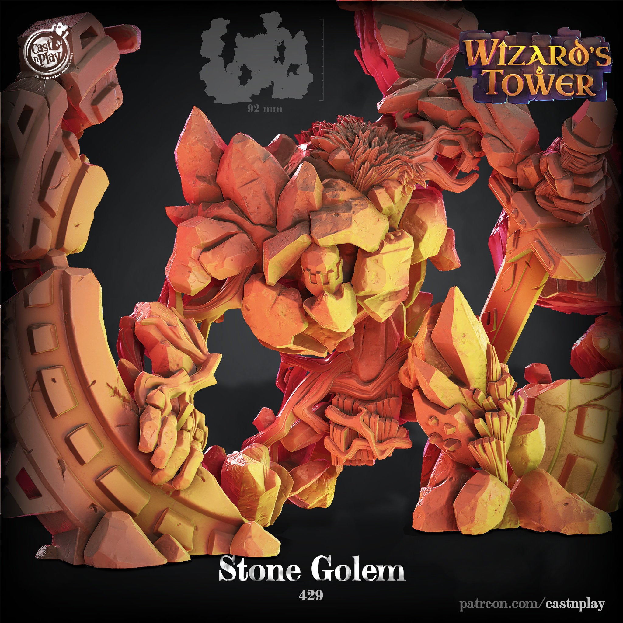 Stone Golem by Cast N Play (Wizard's Tower)