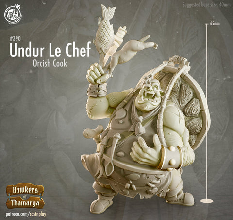Under Le Chef Orcish Cook by Cast N Play (Hawkers of Thamarya)