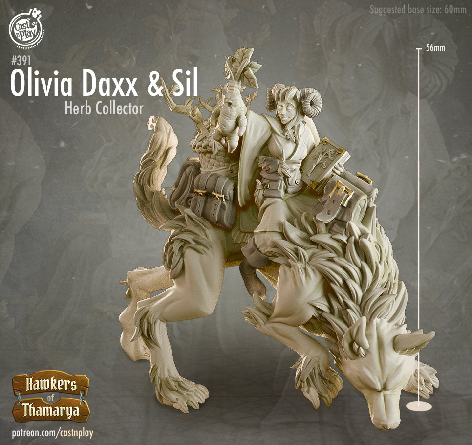 Olivia Daxx & Sill the Herb Collector by Cast N Play (Hawkers of Thamarya)