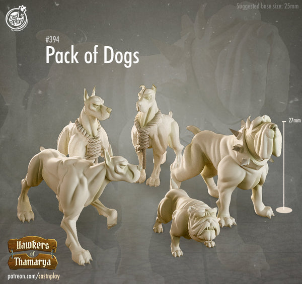 Dog Pack  by Cast N Play (Hawkers of Thamarya)