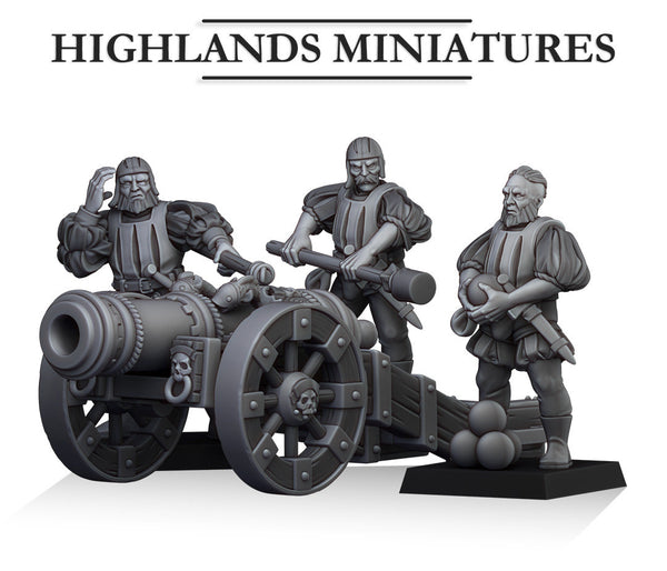 Sunland Great Cannon   by Highlands Miniatures